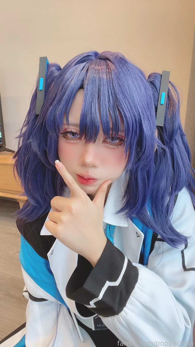 PoppaChan - Yuuka [70P-113MB] tg@simisebaisi 【丝足阁】017.webp